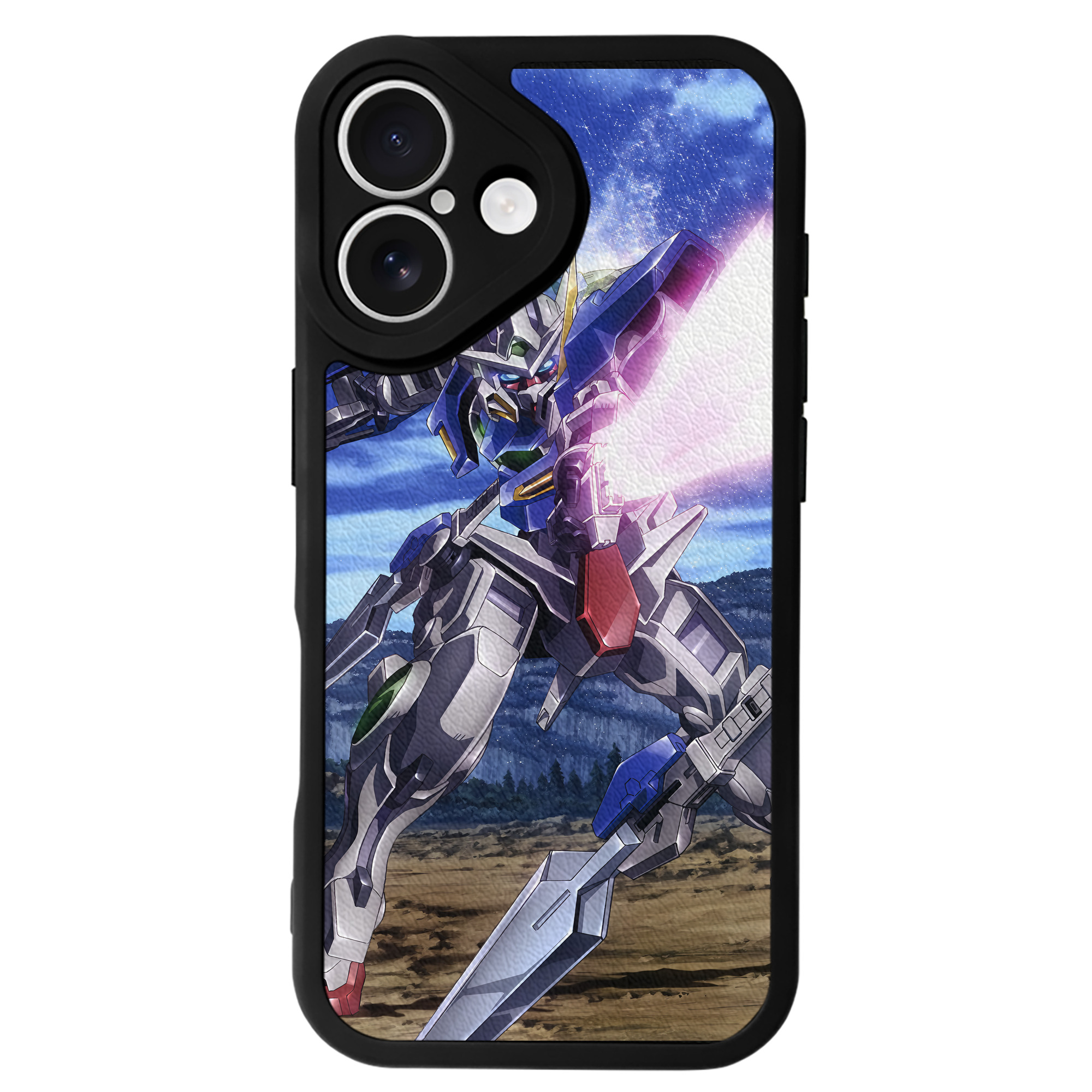 （画像用） 機動戦士ガンダム Mobile Suit Gundam 【iPhone 16シリーズ対応】シリコンスマホケース（レザー調） 材質：シリコン